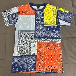 Colorful Bandana Print T-Shirt